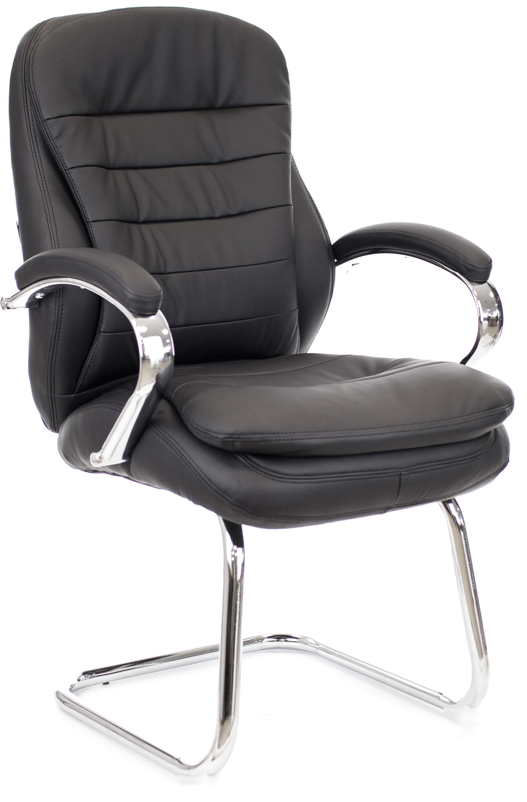 Кресло для посетителя Everprof Valencia CF Экокожа фото 3