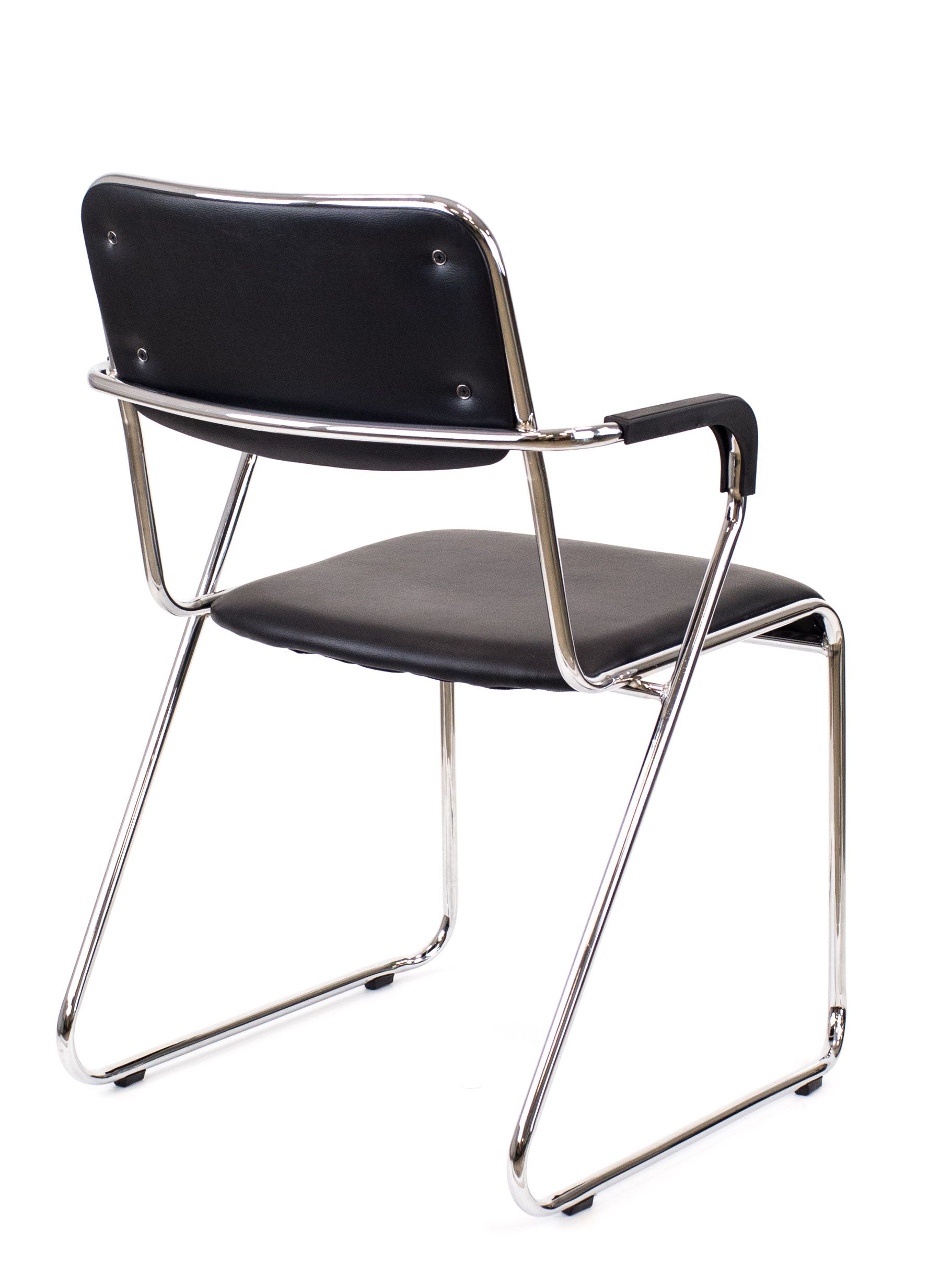 Кресло для посетителя Everprof Fix Plus Chrome Экокожа фото 2