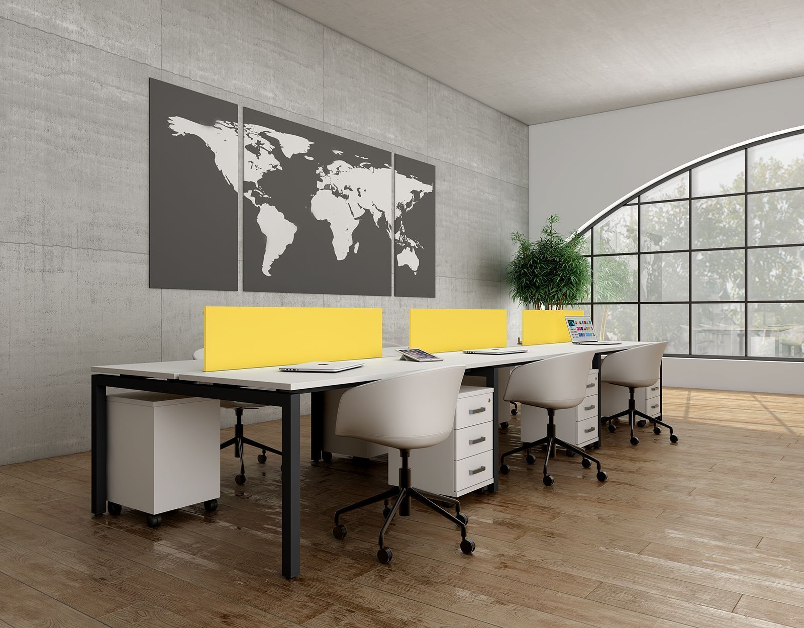 Барьер Боковой 6БР.312.1 для столов ЛДСП и с сечением 50х50/60х30 фото 2