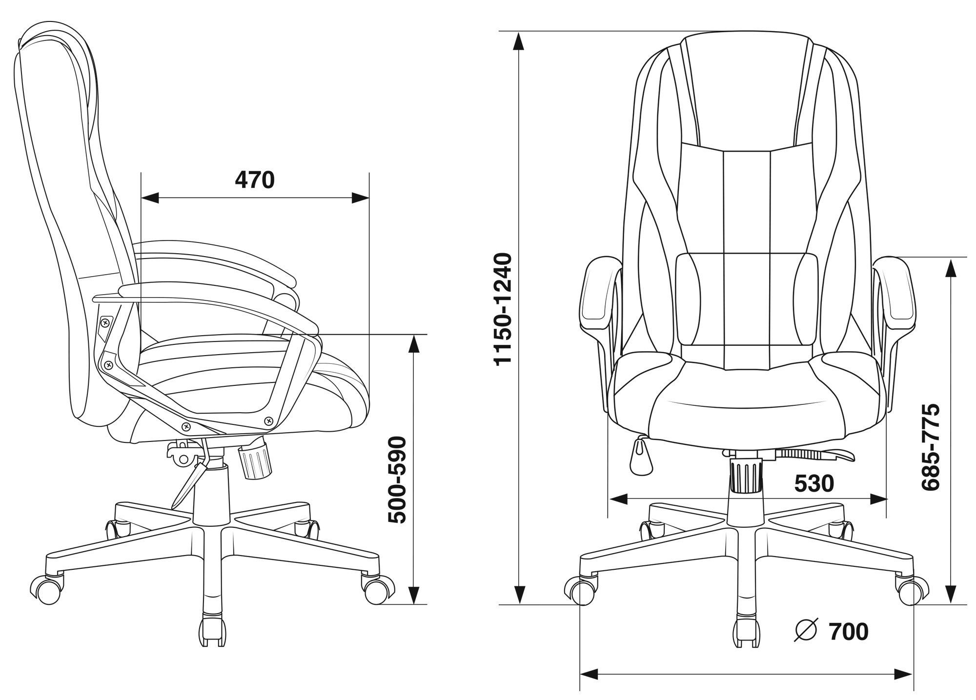 Игровое кресло Бюрократ Zombie 9 фото 5