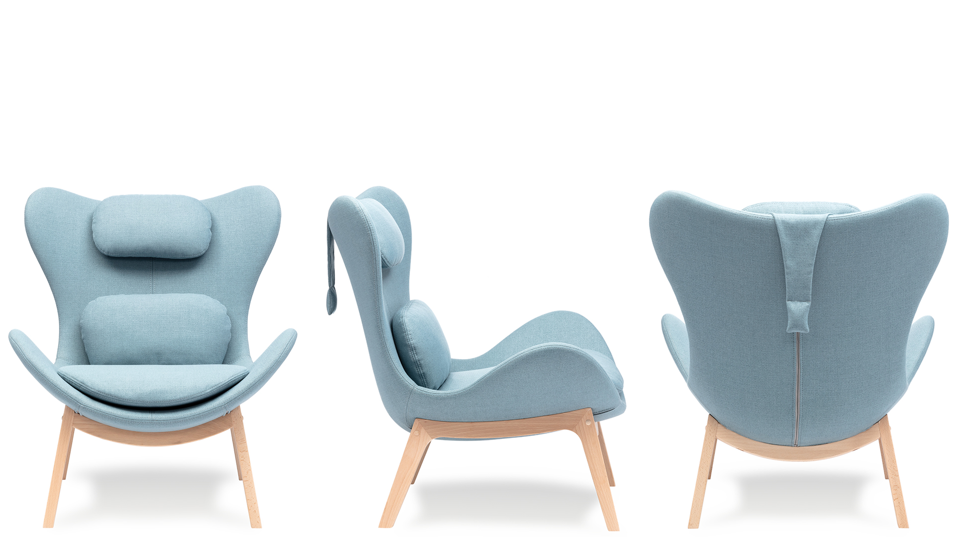 Кресло на деревянных опорах Баккара фото 1