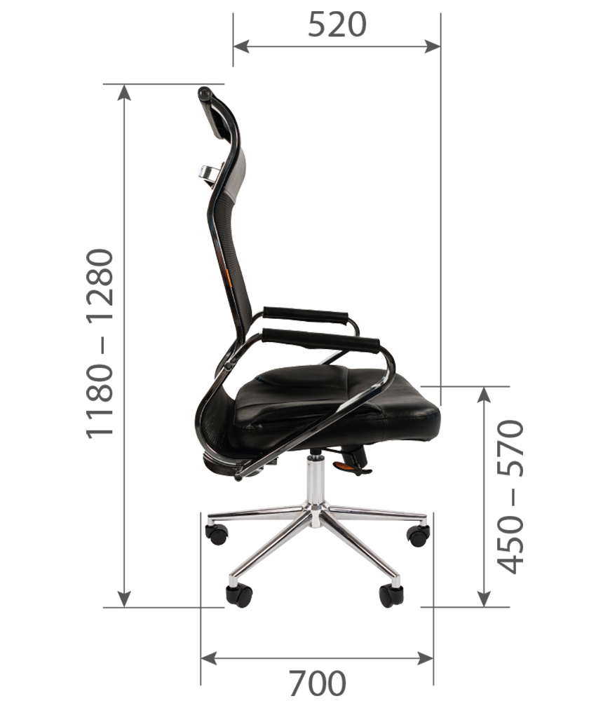 Кресло для руководителя TAIPIT 700 СЕТКА фото 6