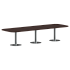 Конференц стол ПРГ-7 Орех Французский/Алюминий 3600х1200х750 фото 0