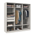 Шкаф-купе 3-дверный со штангой и полками (база 4) фото 0