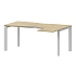 Стол эргономичный на П-м/каркасе Аргентум фото 0