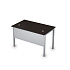 Стол прямой с экраном металл 2МК.108 фото 2