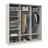 Шкаф-купе 3-дверный со штангой и полками (база 1) фото 0