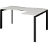 Стол эргономичный на П-м/каркасе Аргентум фото 0