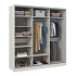 Шкаф-купе 3-дверный со штангой и полками (база 3) фото 0