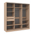 Шкаф-купе 3-дверный со штангой и полками (база 5) фото 2