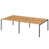 Бенч двойной на 4 рабочих места АМБ-002-4 фото 0