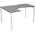 Стол эргономичный на П-м/каркасе Аргентум фото 0