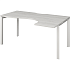 Стол эргономичный на П-м/каркасе Аргентум фото 0