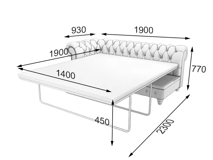 Секция 3-мест.раскл.с правым подлокотником ЧЕСТЕР-ЛЮКС ChL3R-r фото 0