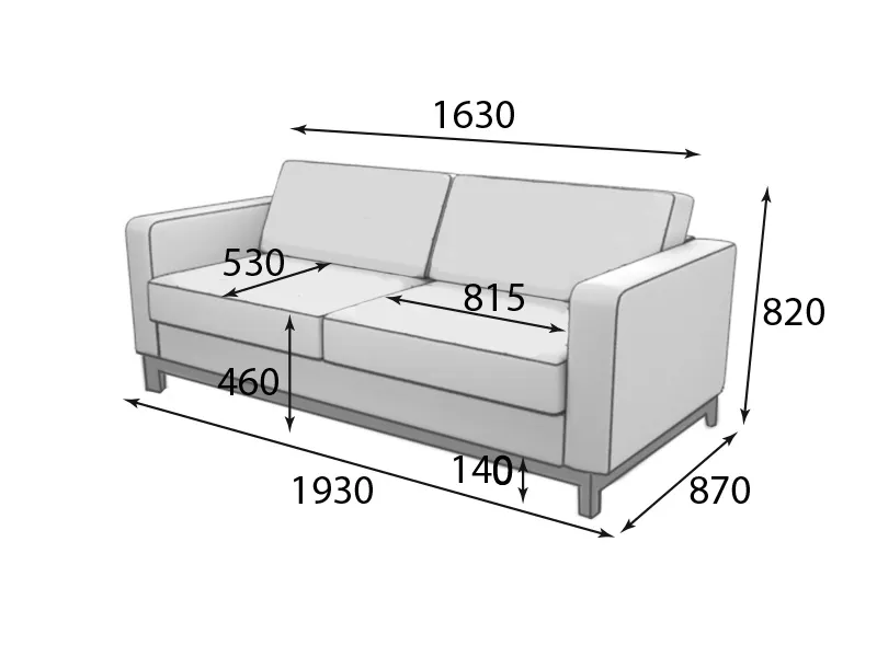 Диван трехместный РУУМ Ru3M фото 0