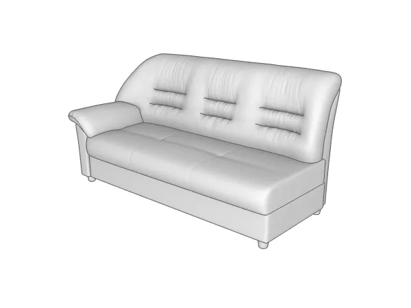 Секция 3-местная с прав. подлокотником Премьер P3R/L фото 1