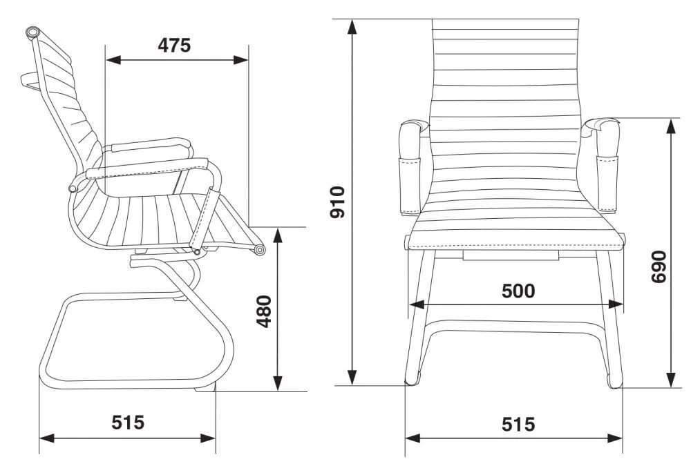 Кресло для посетителя Бюрократ CH-883-LOW-V фото 9
