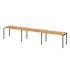 Бенч линейный на 3 рабочих места АМБЛ-002-3 фото 0