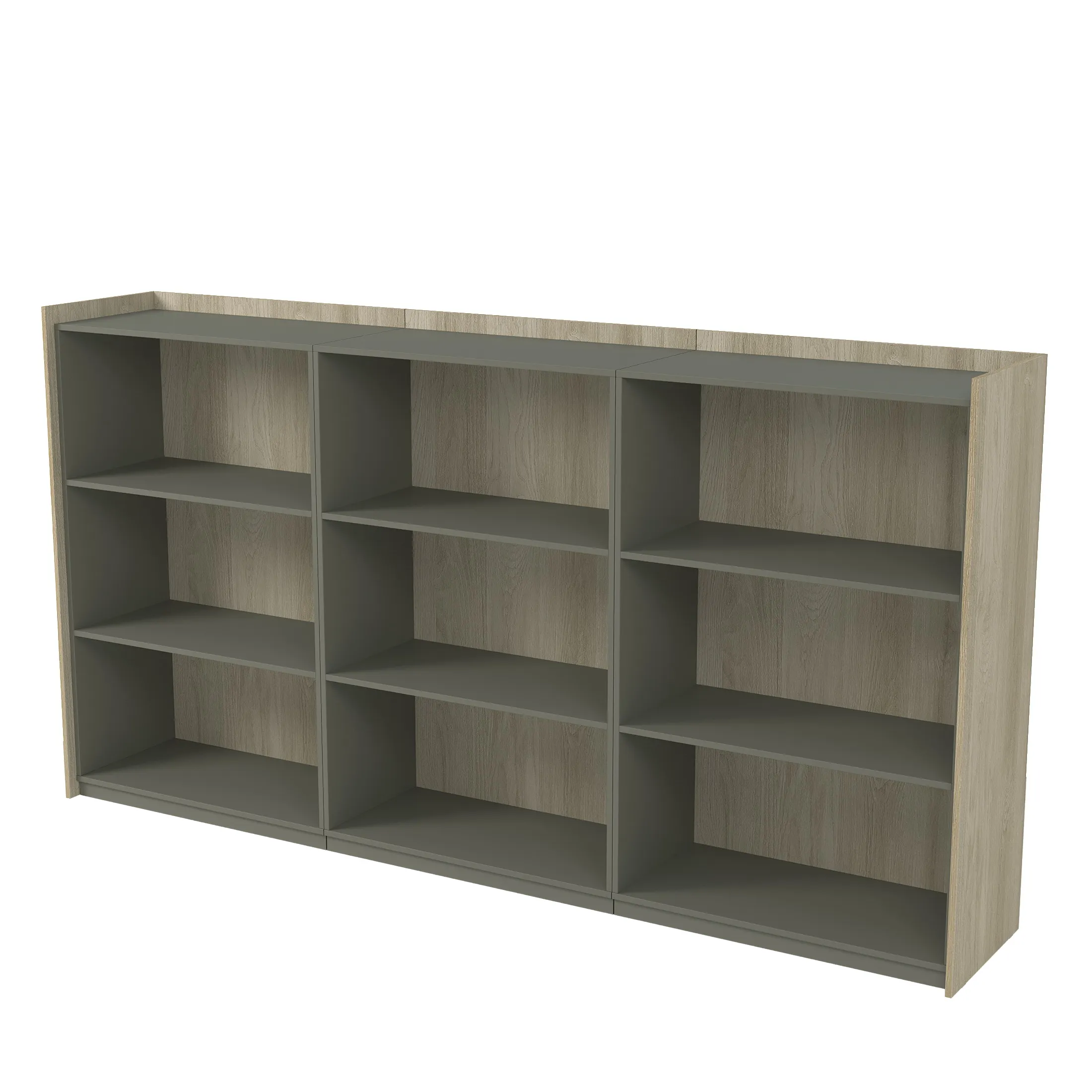 Шкаф средний, со стеклом трехсоставный Magnetic фото 1