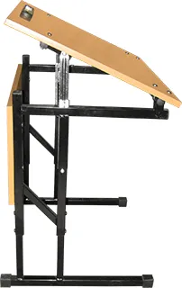 Стол ученический с наклоном столешницы «Бюджет» 1-местный, регулируемый 3-5 группа фото 2