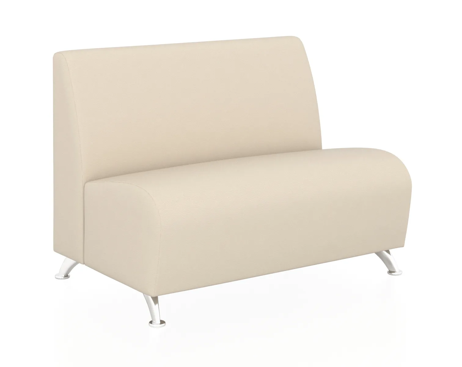 Прямой 2-х местный модуль Интер Хром ИХ2 фото 4