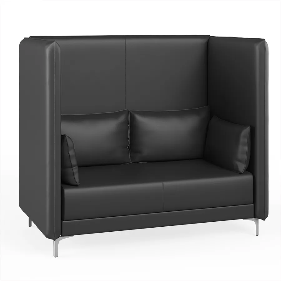 2-х местный диван высокий Графит В ГВ2 фото 0