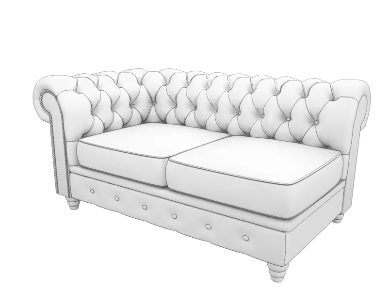 Секция 2-местная с правым подлоктником ChL2R фото 1