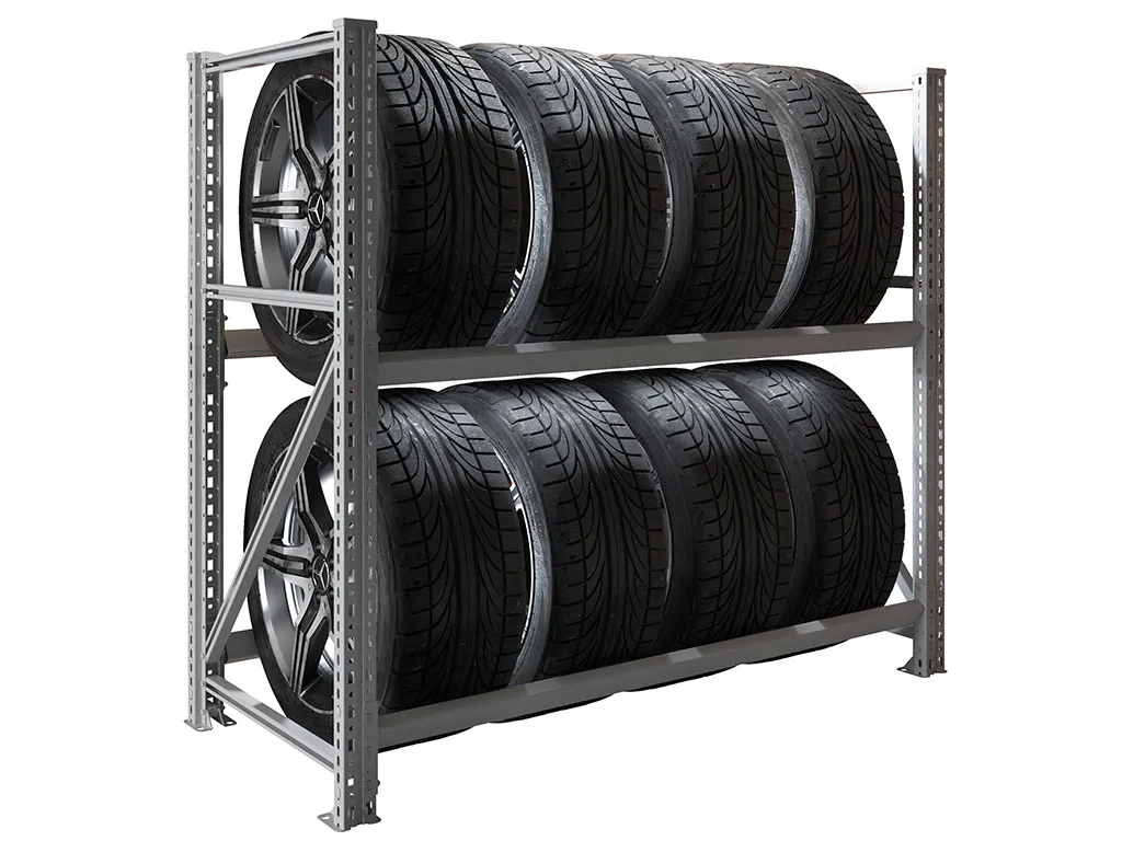 Металлический стеллаж MS Pro 1200/1353x606 стационарный для хранения 8 шин * фото 0